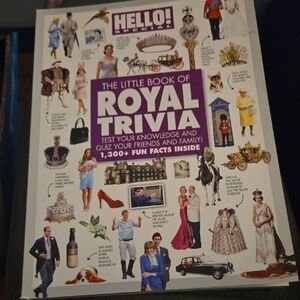 HELLO! Special The Little Book of Royal Trivia - White & Purple